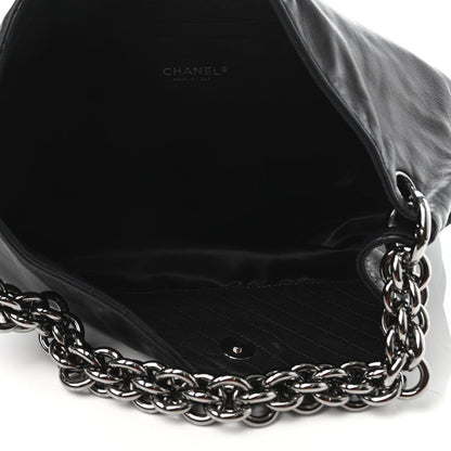 Chanel Lambskin Large Soft and Chain Hobo Black 4 of 4