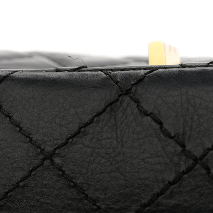 Chanel Aged Calfskin Quilted 2.55 Reissue 225 Flap Black 11 of 13
