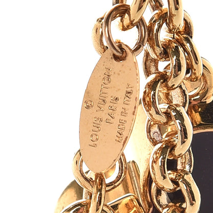 Louis Vuitton Fleur De Monogram Bag Charm Dore 3 of 4