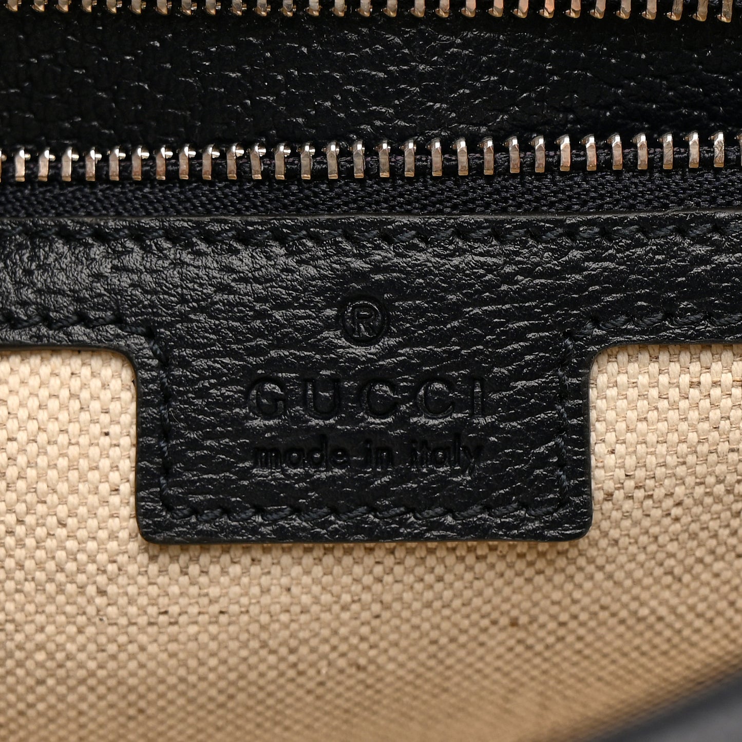 GG Supreme Monogram Textured Dollar Calfskin Web Studded Mini Ophidia Flap Shoulder Bag Beige Blue