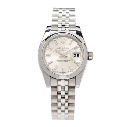 Rolex Stainless Steel 26mm Oyster Perpetual Datejust Watch Silver 179160 1 of 7