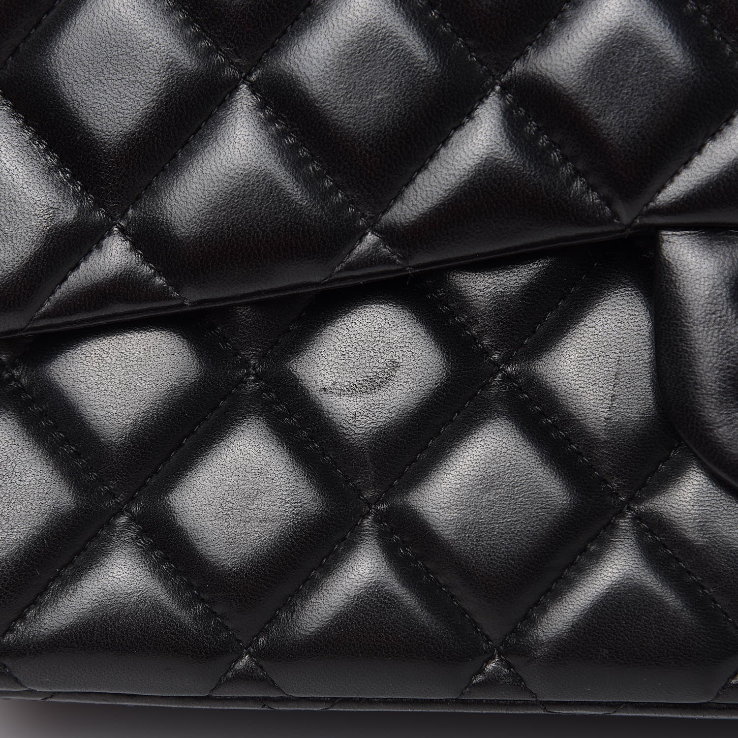 Chanel Lambskin Quilted Maxi Double Flap Black 11 of 19