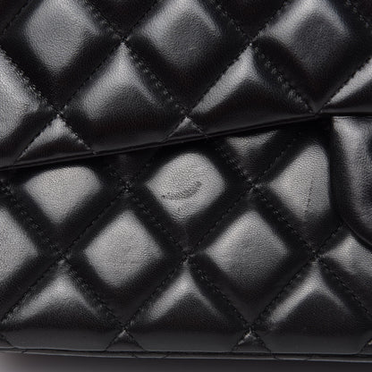 Chanel Lambskin Quilted Maxi Double Flap Black 11 of 19