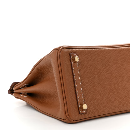Hermes Togo Birkin 25 Gold 8 of 10