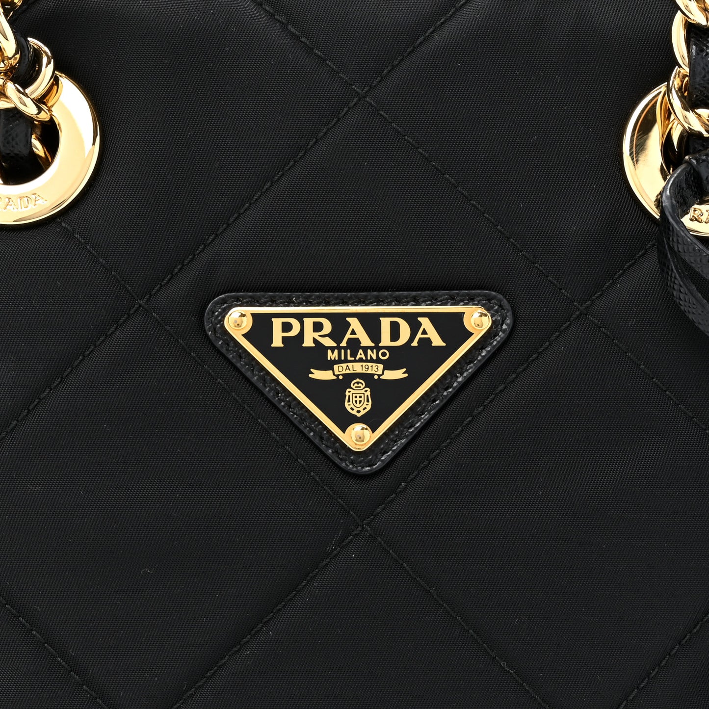 Re-Nylon Saffiano Stitched Re-Edition 1995 Shoulder Bag Black
