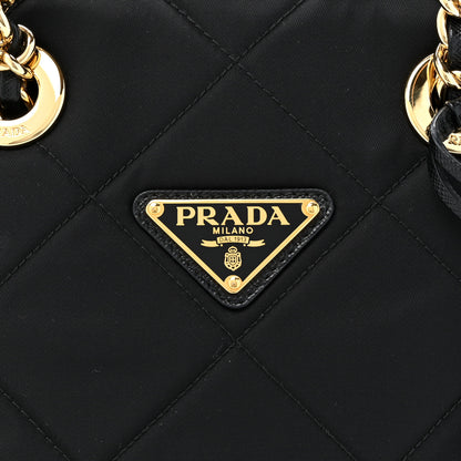 Prada Re-Nylon Saffiano Stitched Re-Edition 1995 Shoulder Bag Black 7 of 9