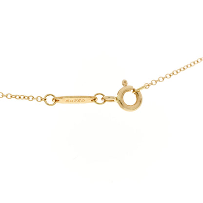 Tiffany 18K Yellow Gold Diamond Ampersand Pendant Necklace 5 of 7