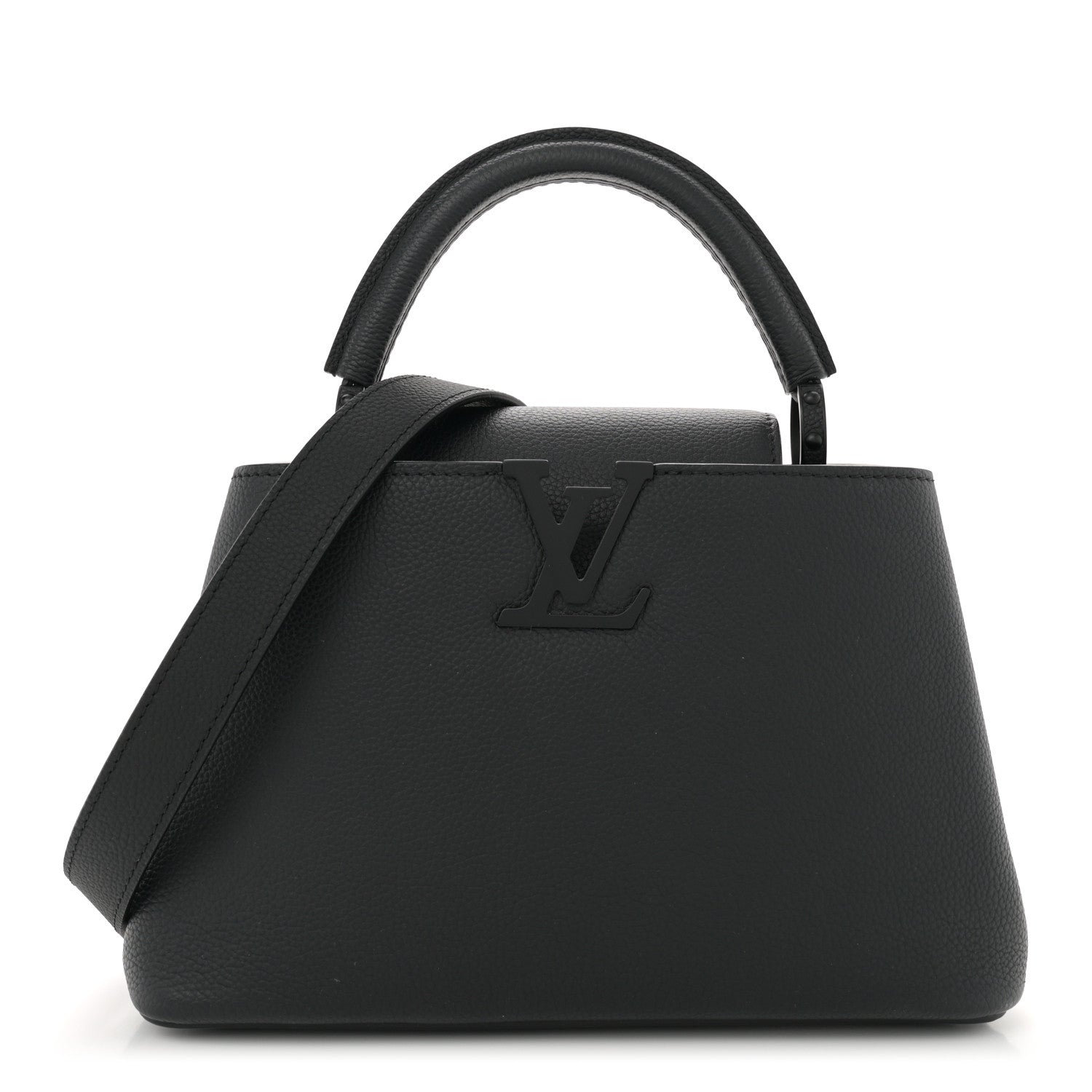 Louis Vuitton Taurillon Capucines BB Matte Black 1 of 11