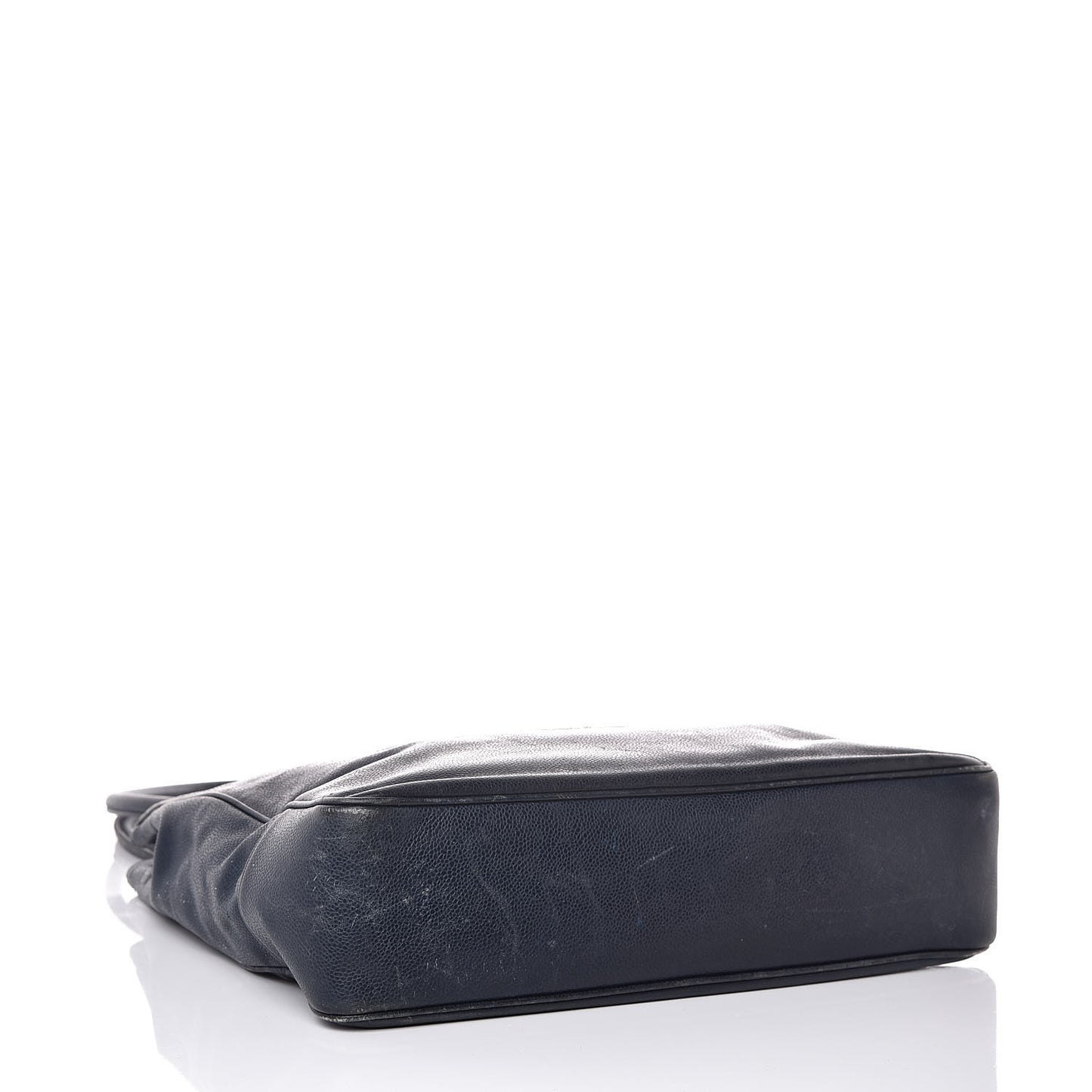 Caviar Timeless CC Shoulder Bag Navy Blue