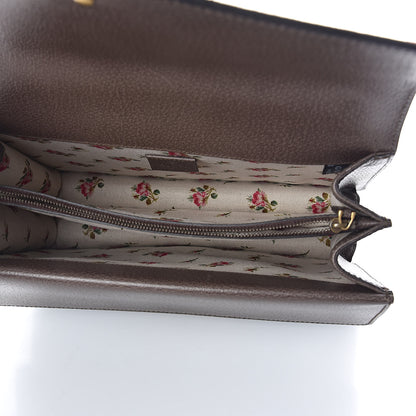 Gucci Calfskin Web Floral Embroidered Medium Dionysus Shoulder Bag New Acero 5 of 8