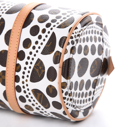 Louis Vuitton Monogram Kusama Pumpkin Dots Papillon 30 White 9 of 14