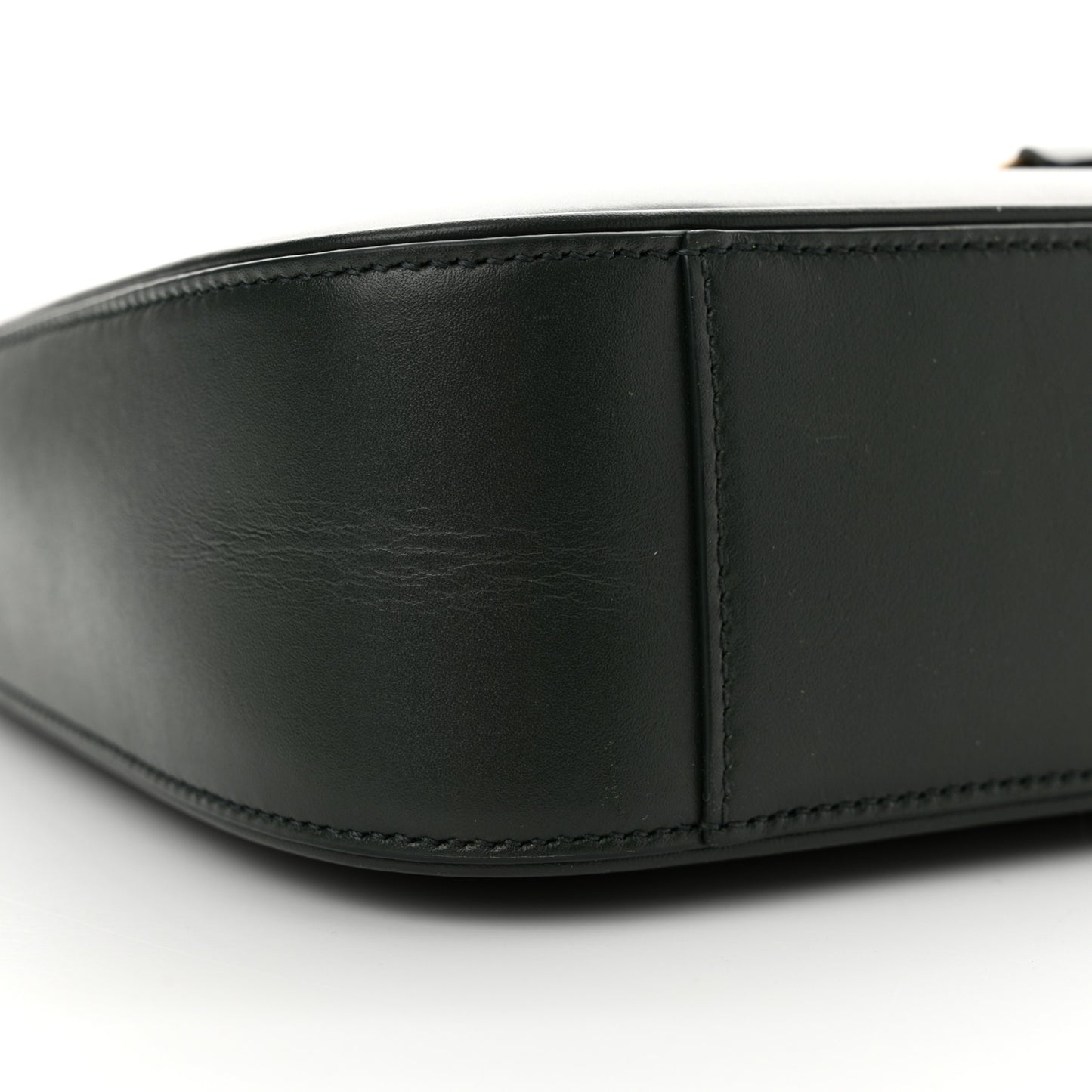 Smooth Calfskin Le 5 A 7 Hobo Vert Fonce