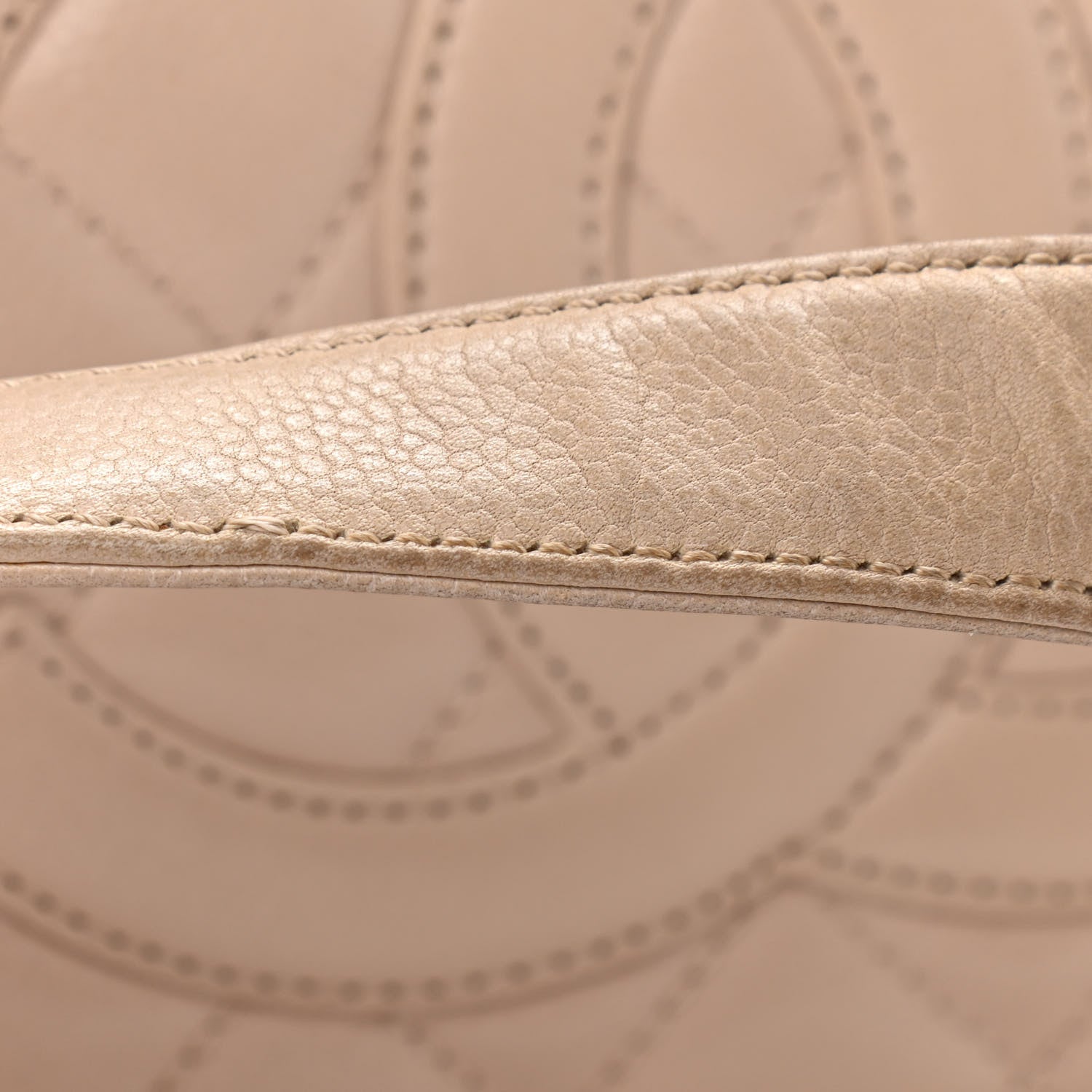 Chanel Caviar Quilted Grand Shopping Tote GST Beige Clair 14 of 23