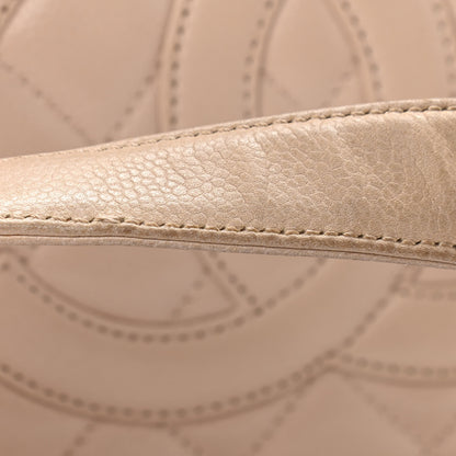 Chanel Caviar Quilted Grand Shopping Tote GST Beige Clair 14 of 23