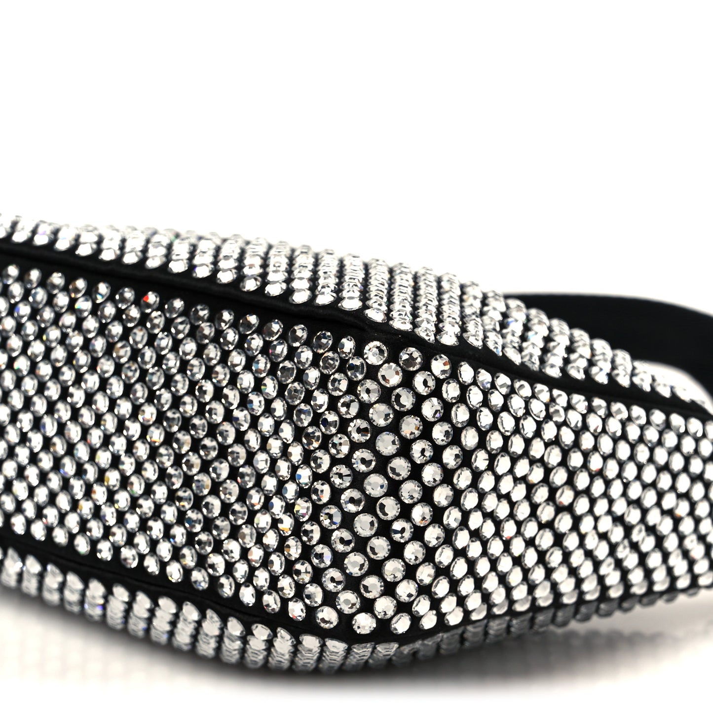 Satin Crystal Mini Re-Edition 2000 Bag Cristal