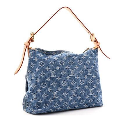 Louis Vuitton Monogram Denim Baggy PM  Blue 3 of 9