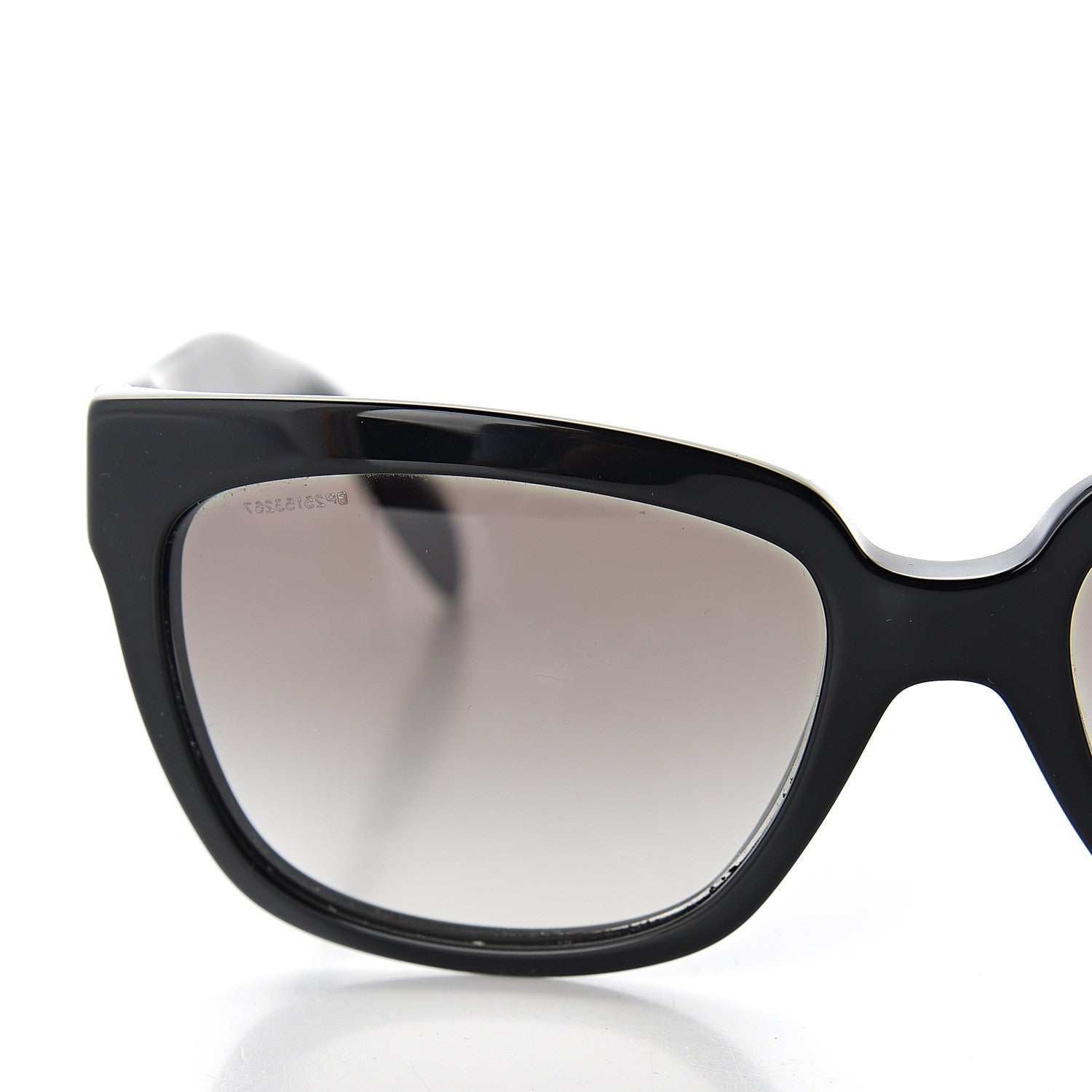 Prada Square Sunglasses SPR 07P Black 8 of 14