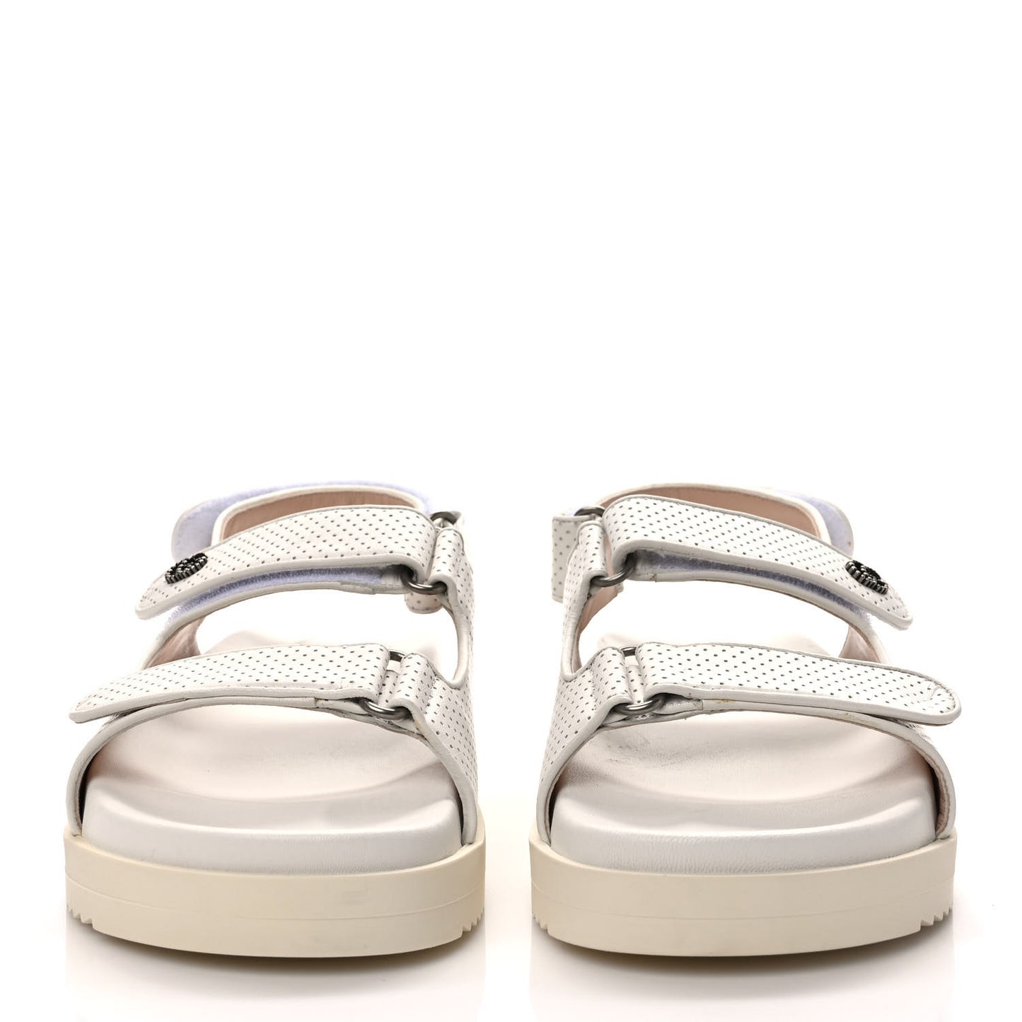 Malaga Kid Mini Double G Perforated Womens Dad Sandals 39 Great White