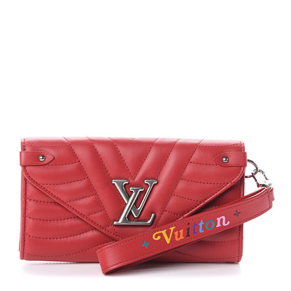 Louis Vuitton Calfskin New Wave Long Wallet Rouge 1 of 5