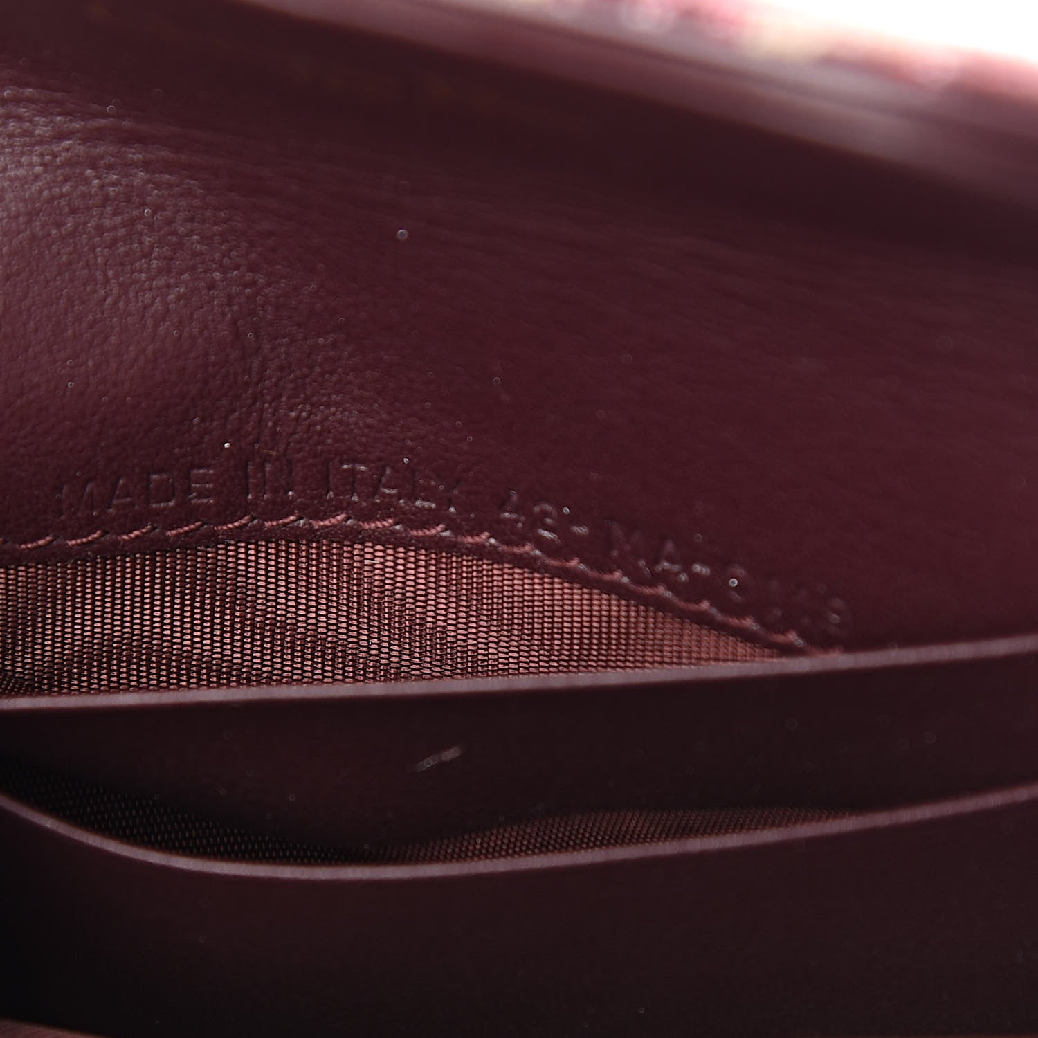 Christian Dior Oblique Saddle Card Holder Bordeaux 7 of 8