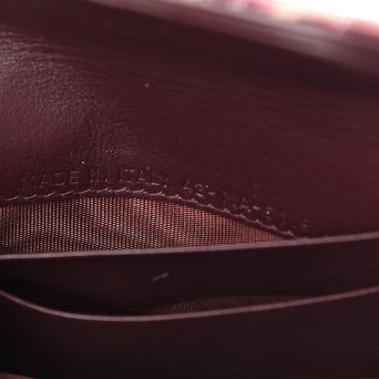 Christian Dior Oblique Saddle Card Holder Bordeaux 7 of 8