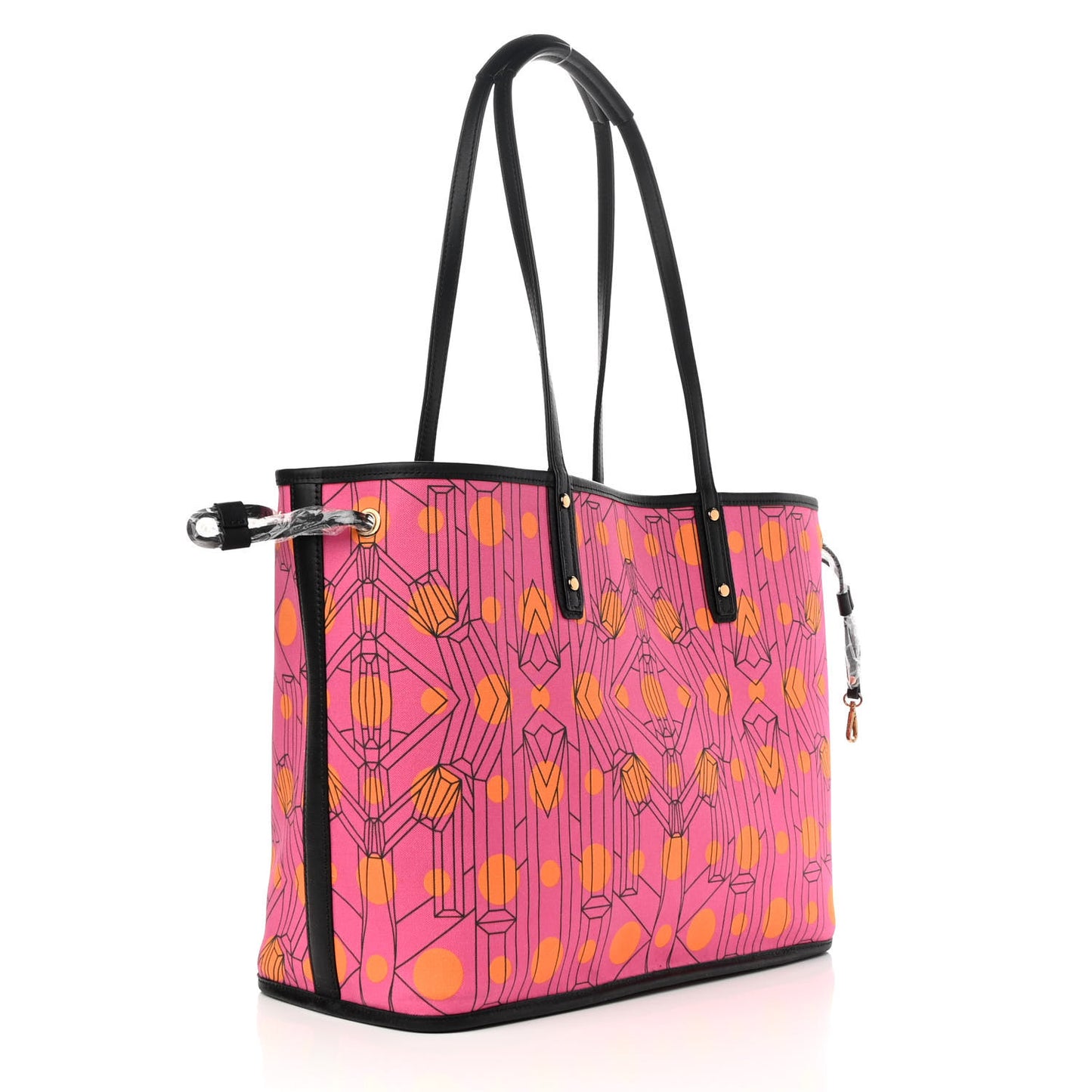 Visetos Medium Project Reversible Shopper Tote Cognac