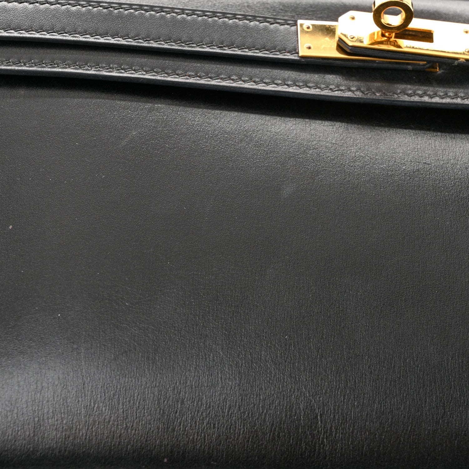 Hermes Box Kelly Longue Pochette Black 14 of 15