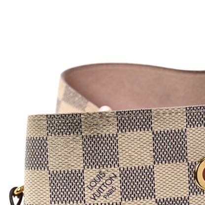 Louis Vuitton Damier Azur Neonoe MM Eau De Rose 10 of 11