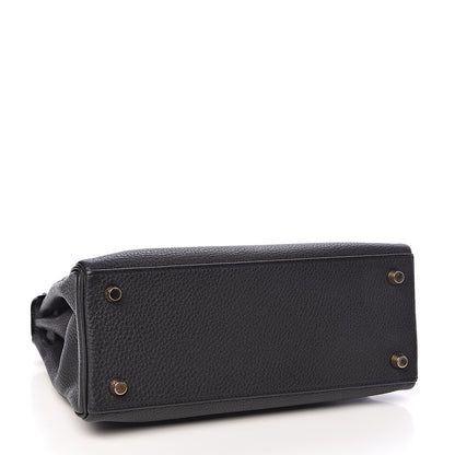 Hermes Togo Kelly Retourne 25 Black 5 of 33