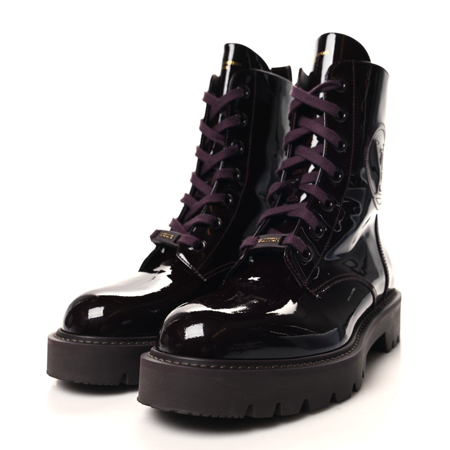 Patent Territory Ranger Boots 37.5 Bordeaux