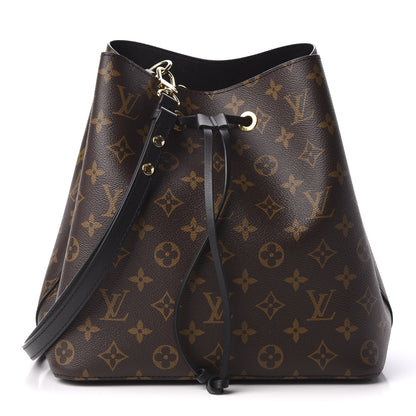 Louis Vuitton Monogram Neonoe MM Black 2 of 8