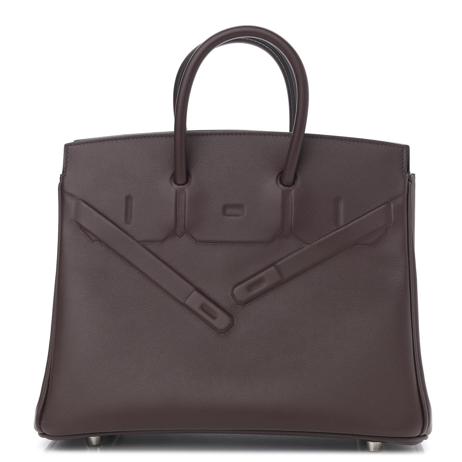 Hermes Swift Birkin Shadow 25 Rouge Sellier 1 of 11