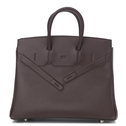 Hermes Swift Birkin Shadow 25 Rouge Sellier 1 of 11
