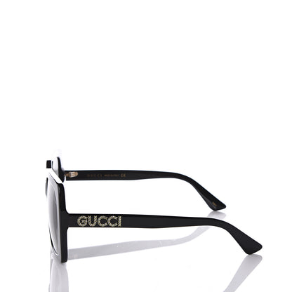 Gucci Crystal Square Frame GG Sunglasses GG0418S Black 3 of 8