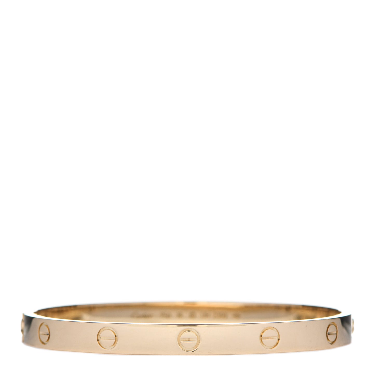 18K Yellow Gold LOVE Bracelet 19