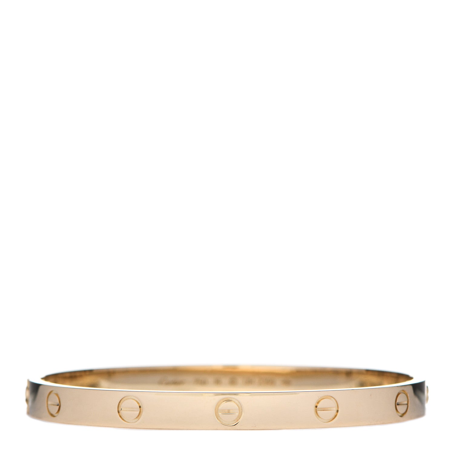 Cartier 18K Yellow Gold LOVE Bracelet 19 1 of 5
