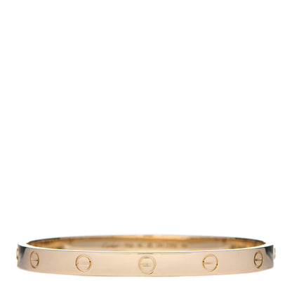 Cartier 18K Yellow Gold LOVE Bracelet 19 1 of 5