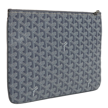 Goyard Goyardine Senat Pochette MM Grey 3 of 8