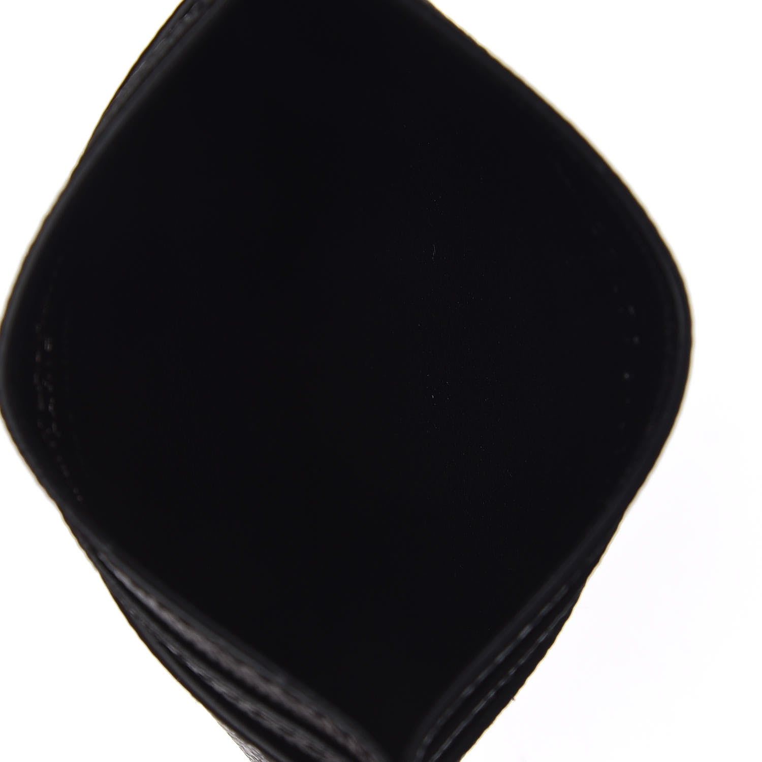 Saint Laurent Grain De Poudre Geo Print Monogram Credit Card Case Black White 5 of 8