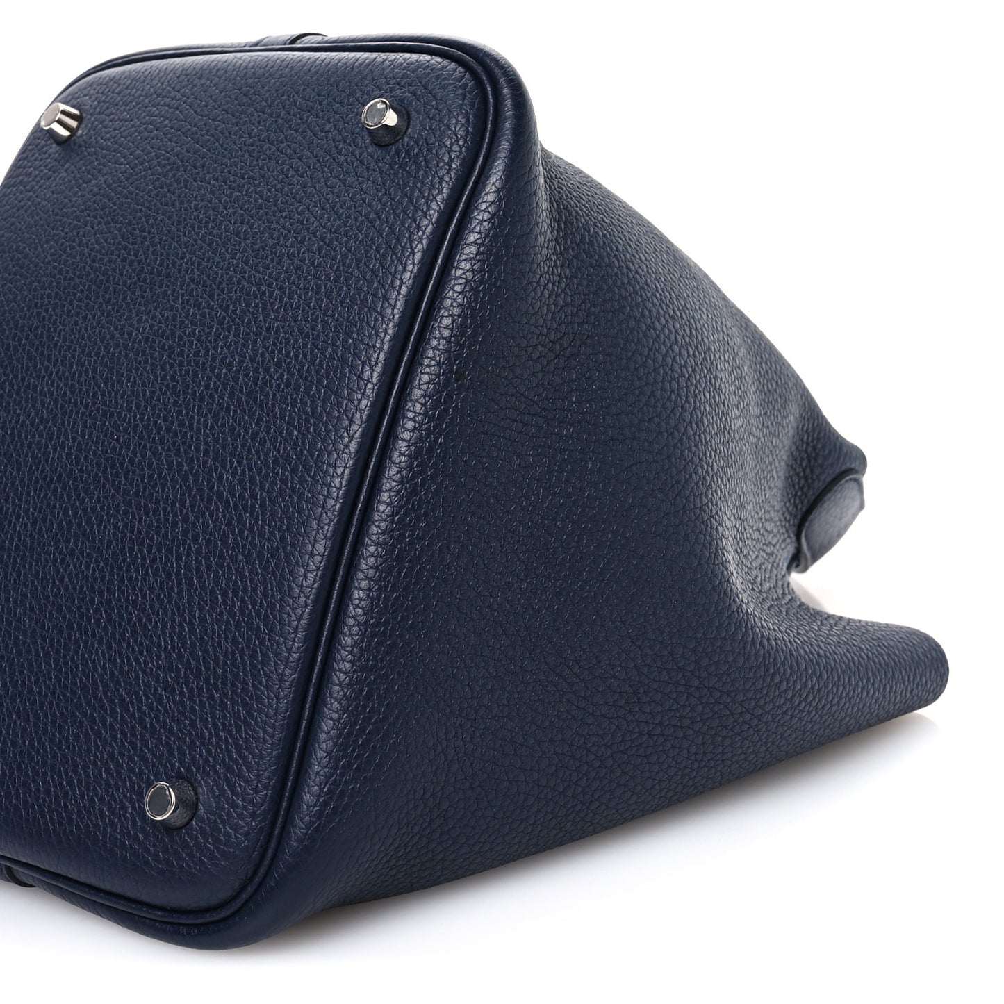 Taurillon Clemence Swift Eclat Picotin Lock 22 MM Bleu Nuit Bleu Zellige