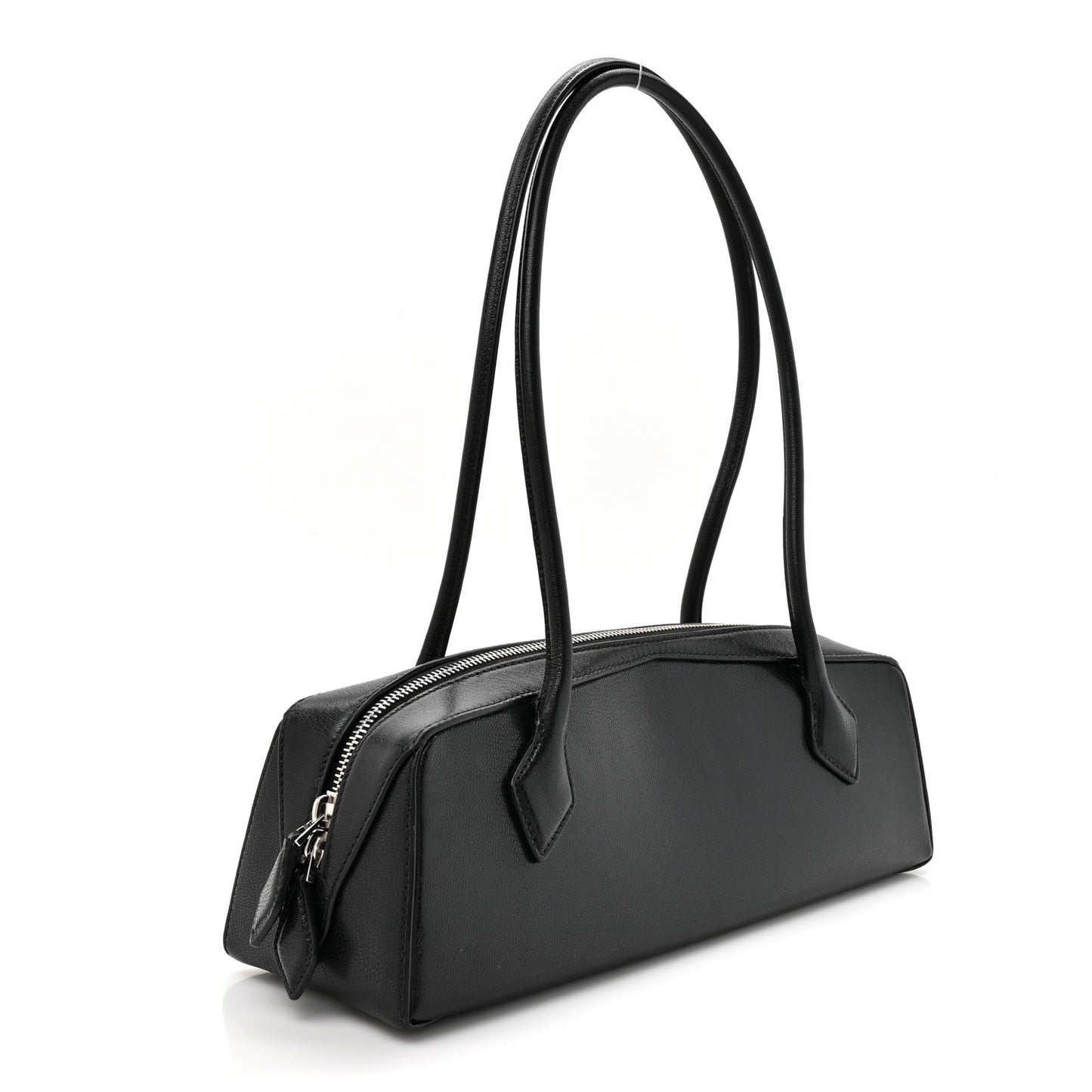 Goatskin Medium Le Teckel Bag Black