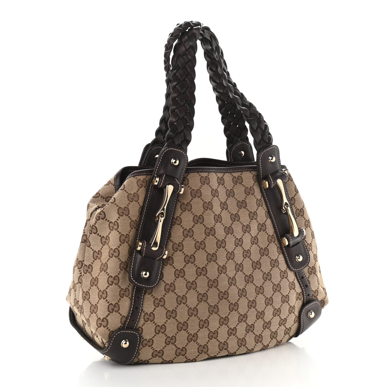 Gucci Monogram Small Pelham Shoulder Bag Dark Brown 3 of 14
