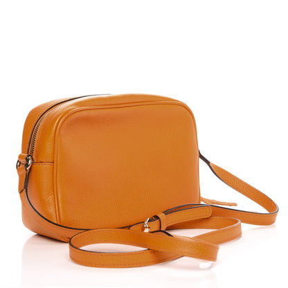 Gucci Pebbled Calfskin Small Soho Disco Bag Curcuma 3 of 7