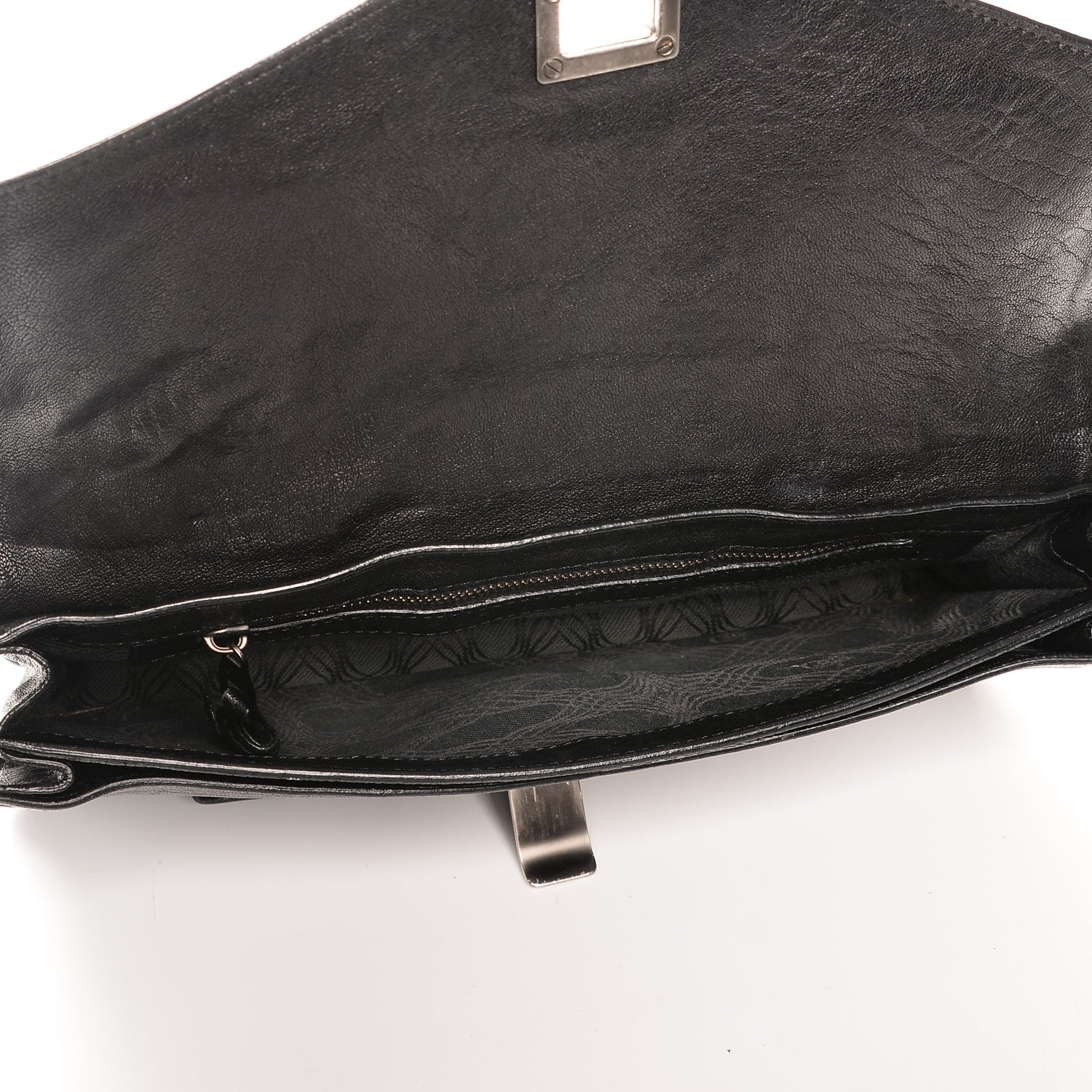 Proenza Schouler Lambskin PS1 Pochette Clutch Black 5 of 7