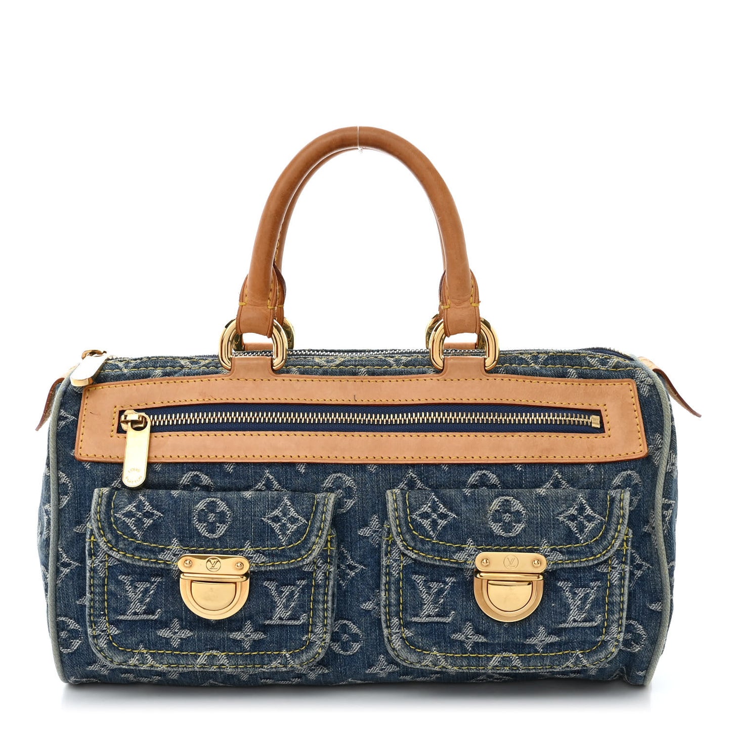 Monogram Denim Neo Speedy Blue