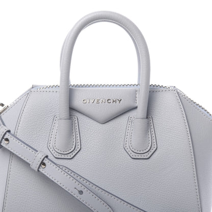 Givenchy Sugar Goatskin Mini Antigona Baby Blue 8 of 10