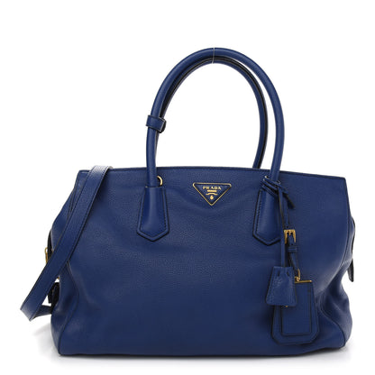 Prada Vitello Grain Tote Inchiostro 1 of 8