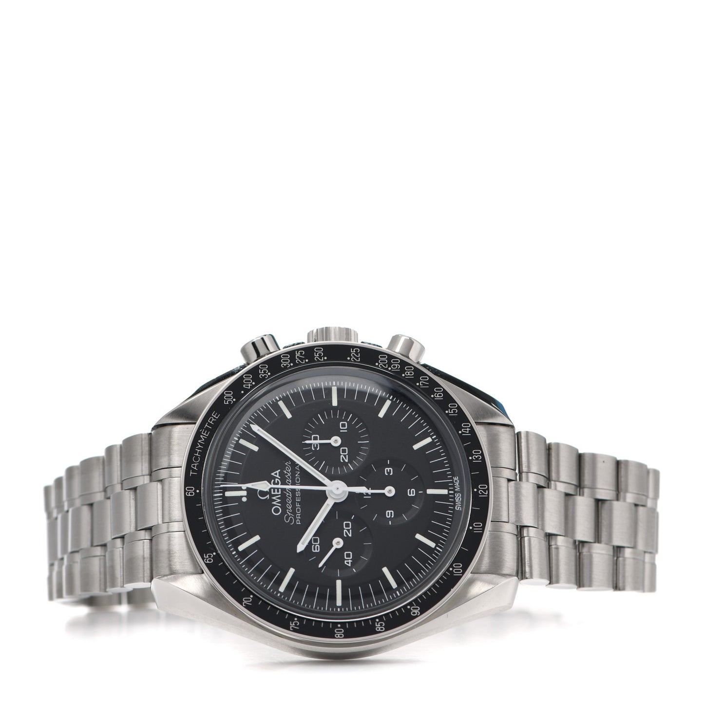 Stainless Steel 42mm Speedmaster Moonwatch Professional Chronograph Manual Winding Watch Black 310.30.42.50.01.001