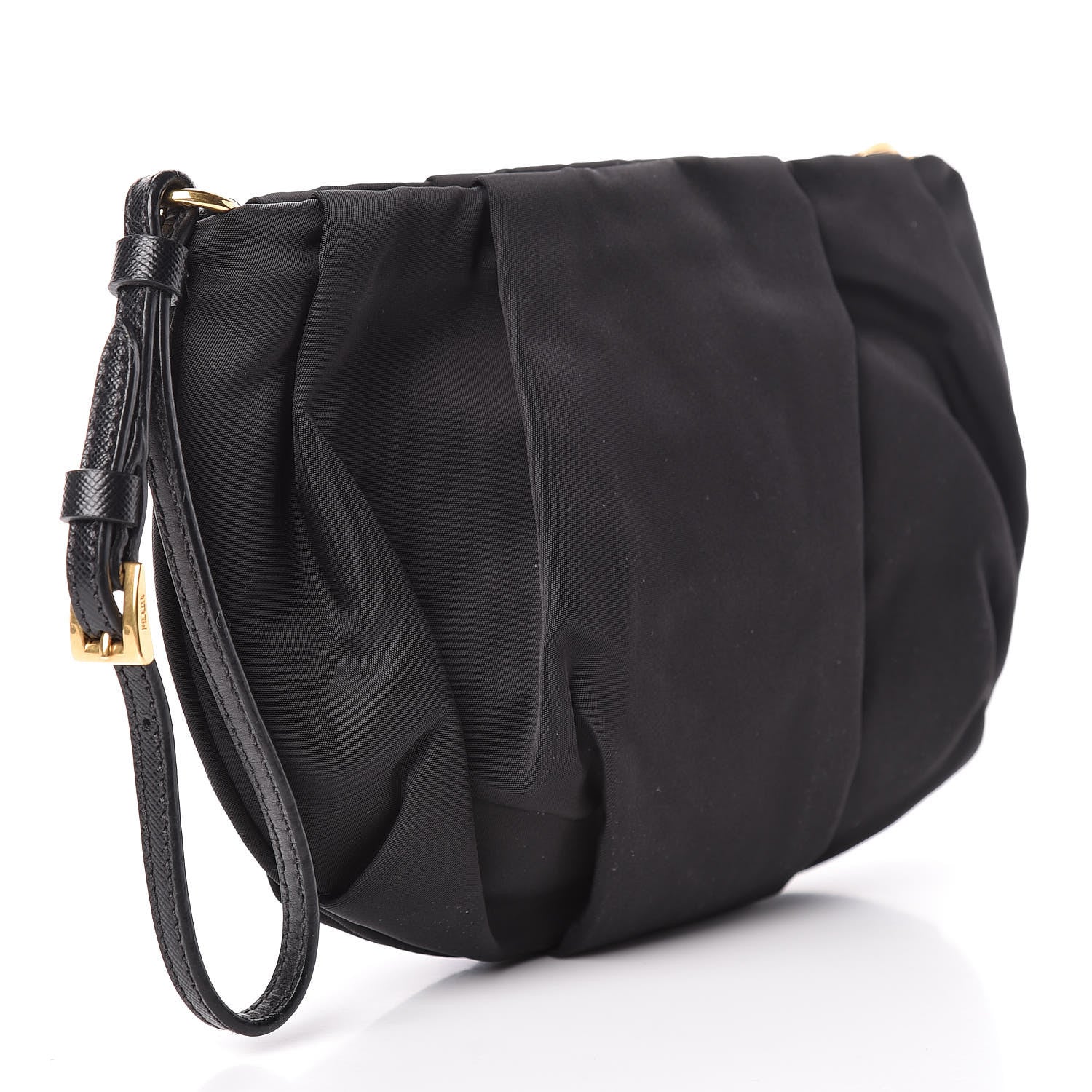 Prada Tessuto Nylon Clutch Wristlet Black 3 of 10