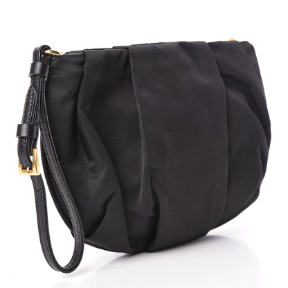 Prada Tessuto Nylon Clutch Wristlet Black 3 of 10